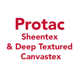 Protac Sheentex and Deep Textured Canvastex PVC overlaminating film